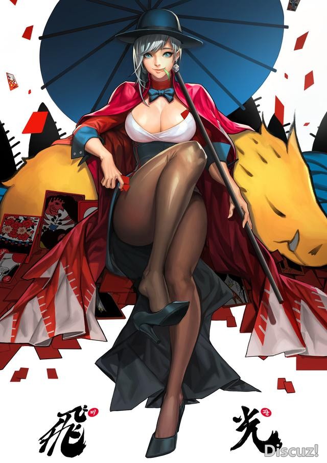 韩国插画师的一组女性人物设定作品！在这个作者笔下大长腿是标配-17.jpg