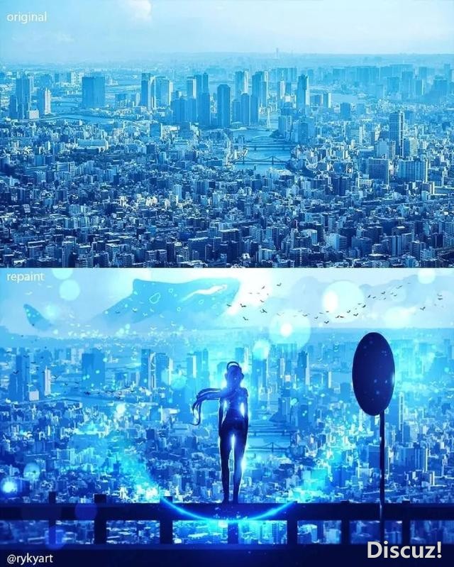 「漫画」现实场景Vs漫画作品，感觉次元壁破了。这也太美了吧-16.jpg