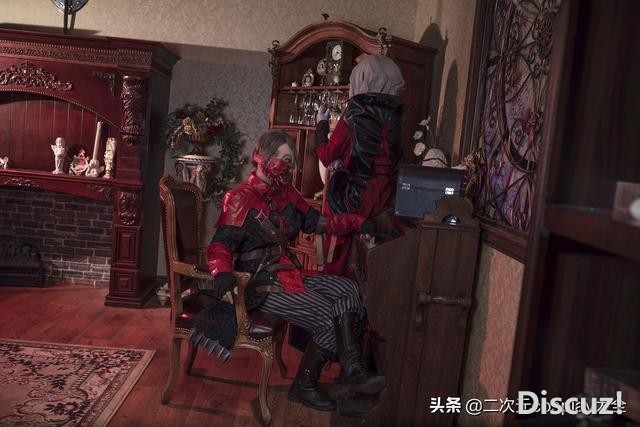 古典场景超赞！第五人格cos，暮剑和驱魔人太有感觉-9.jpg