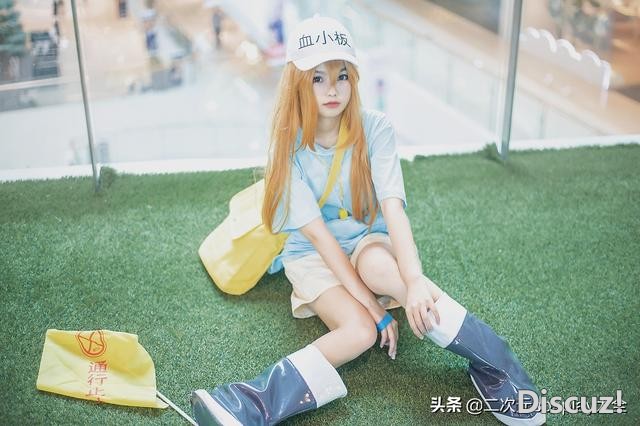 可爱又温柔！《工作细胞》血小板cos，笑容好清甜呐-3.jpg