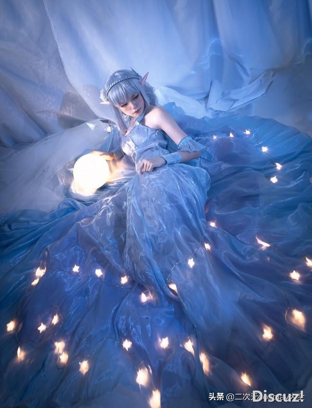 水晶礼服艾米莉亚cos，清澈雅致，美如精灵的魅力女孩-5.jpg