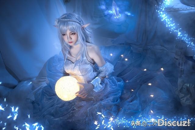 水晶礼服艾米莉亚cos，清澈雅致，美如精灵的魅力女孩-6.jpg