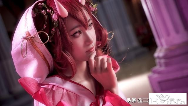《阴阳师》桃花妖cos，优雅美丽，甩袖子也太帅了吧-4.jpg
