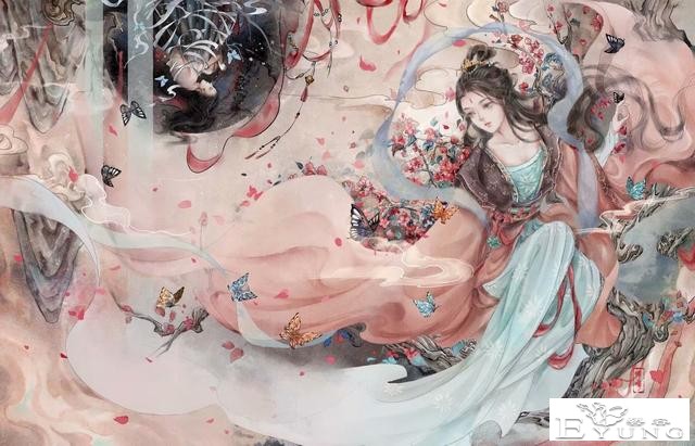 一组人物造型非常漂亮的古风插画欣赏！画技成熟画面让人赏心悦目-2.jpg
