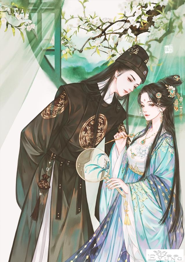 一组人物造型非常漂亮的古风插画欣赏！画技成熟画面让人赏心悦目-3.jpg