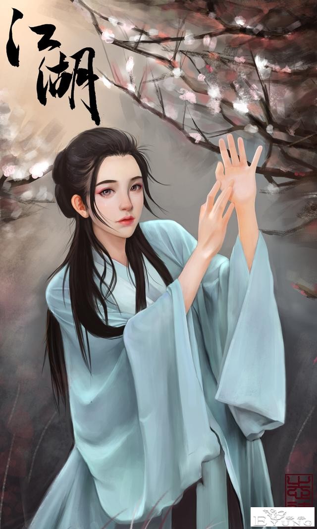 一组人物造型非常漂亮的古风插画欣赏！画技成熟画面让人赏心悦目-7.jpg