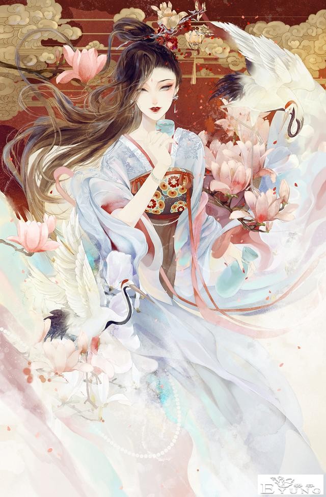 一组人物造型非常漂亮的古风插画欣赏！画技成熟画面让人赏心悦目-14.jpg