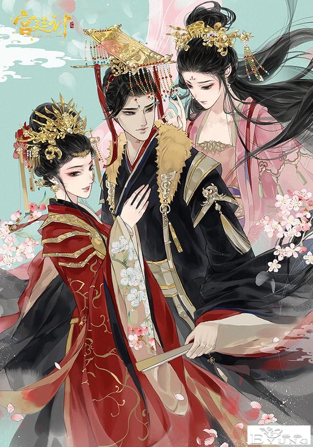一组人物造型非常漂亮的古风插画欣赏！画技成熟画面让人赏心悦目-18.jpg