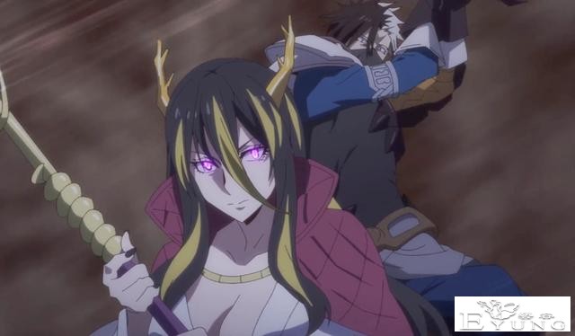 转生史莱姆2：蛇人美女vs魔人，哥布塔来救场，单挑魔人帅不过3秒-2.jpg