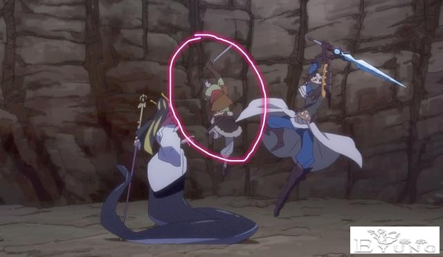 转生史莱姆2：蛇人美女vs魔人，哥布塔来救场，单挑魔人帅不过3秒-4.jpg