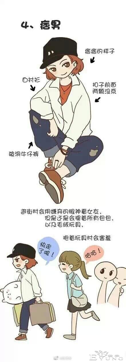 漫画：八个不同类型的男朋友，哪一个是你的菜呢？-4.jpg