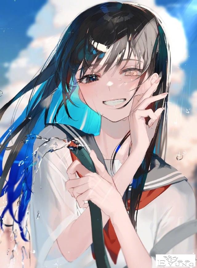 看了画师大佬笔下这些笑得超甜的妹子，感觉一整天都被治愈了-1.jpg
