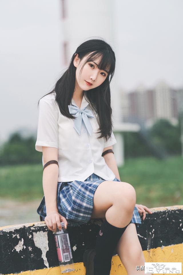 COS欣赏｜JK cosplay｜天使颜小姐姐JK cos正片@ 画饼仙儿-2.jpg