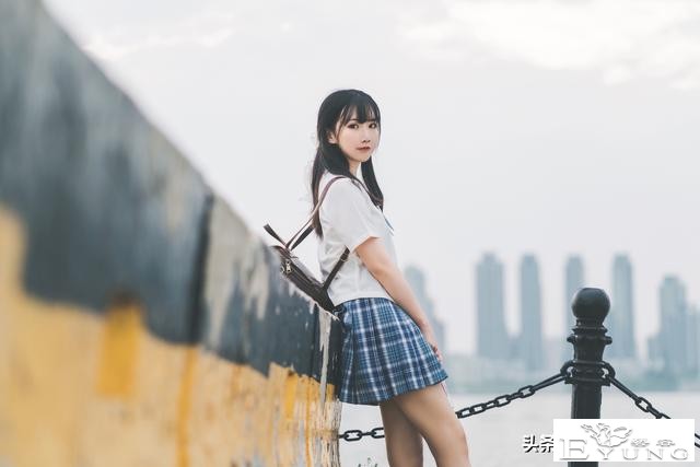COS欣赏｜JK cosplay｜天使颜小姐姐JK cos正片@ 画饼仙儿-4.jpg