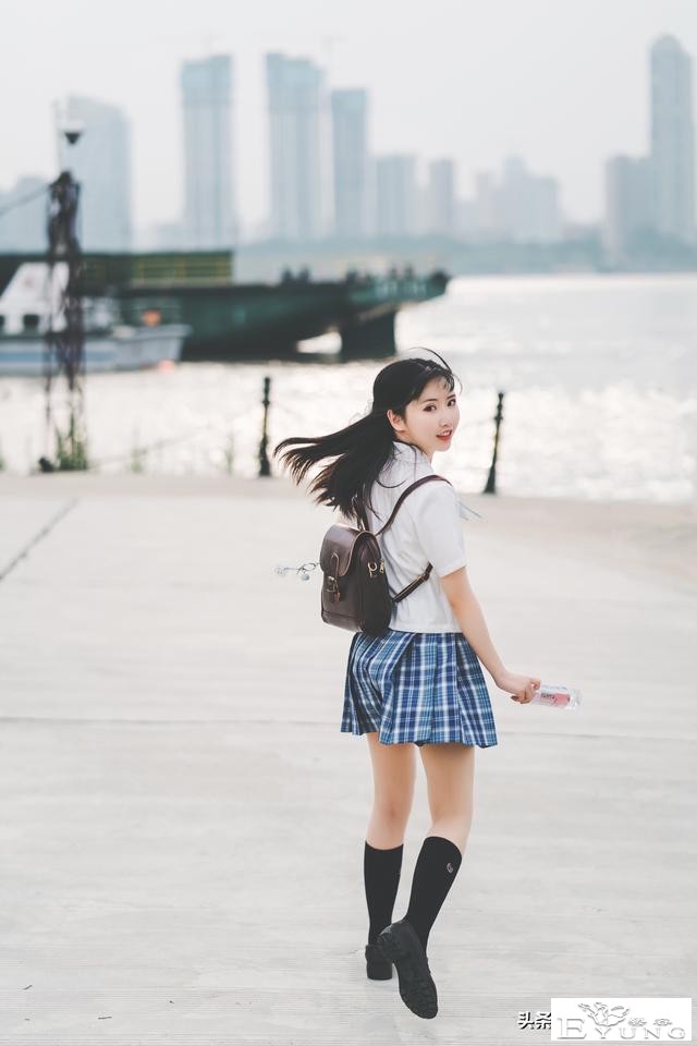 COS欣赏｜JK cosplay｜天使颜小姐姐JK cos正片@ 画饼仙儿-10.jpg
