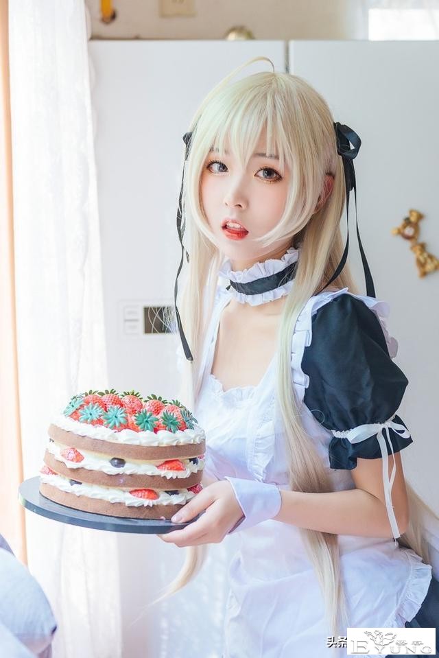 COS欣赏｜JK cosplay｜缘之空 春日野穹 女仆 正片@ 零夜zeroo-1.jpg