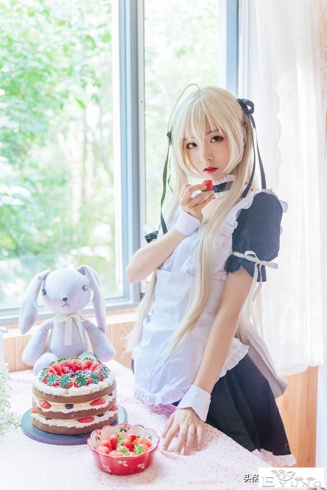 COS欣赏｜JK cosplay｜缘之空 春日野穹 女仆 正片@ 零夜zeroo-5.jpg