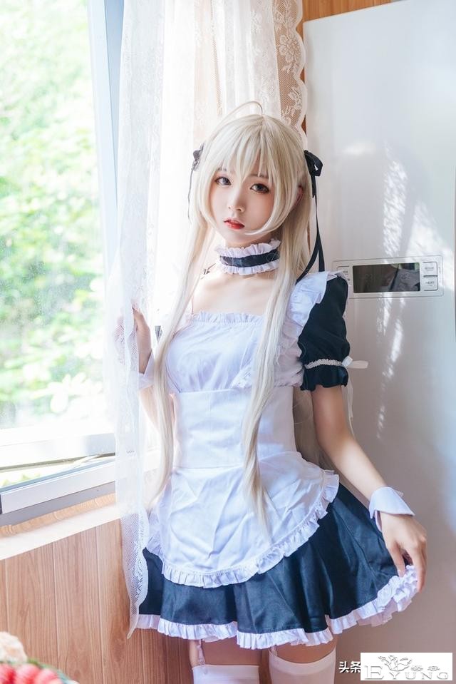 COS欣赏｜JK cosplay｜缘之空 春日野穹 女仆 正片@ 零夜zeroo-3.jpg