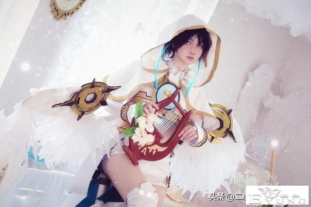 《原神》风神巴巴托斯cos，灵动传神，布景与人物搭配太唯美-5.jpg
