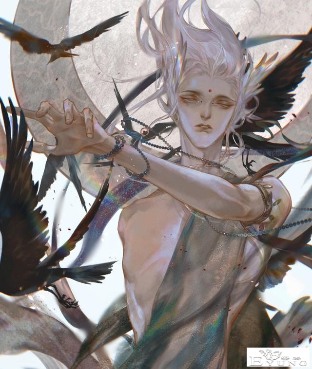 国人插画师绘制的人物超级美型的插画作品！充满古风韵味的作品！-5.jpg