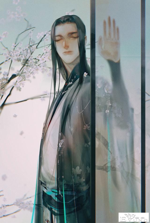 国人插画师绘制的人物超级美型的插画作品！充满古风韵味的作品！-8.jpg