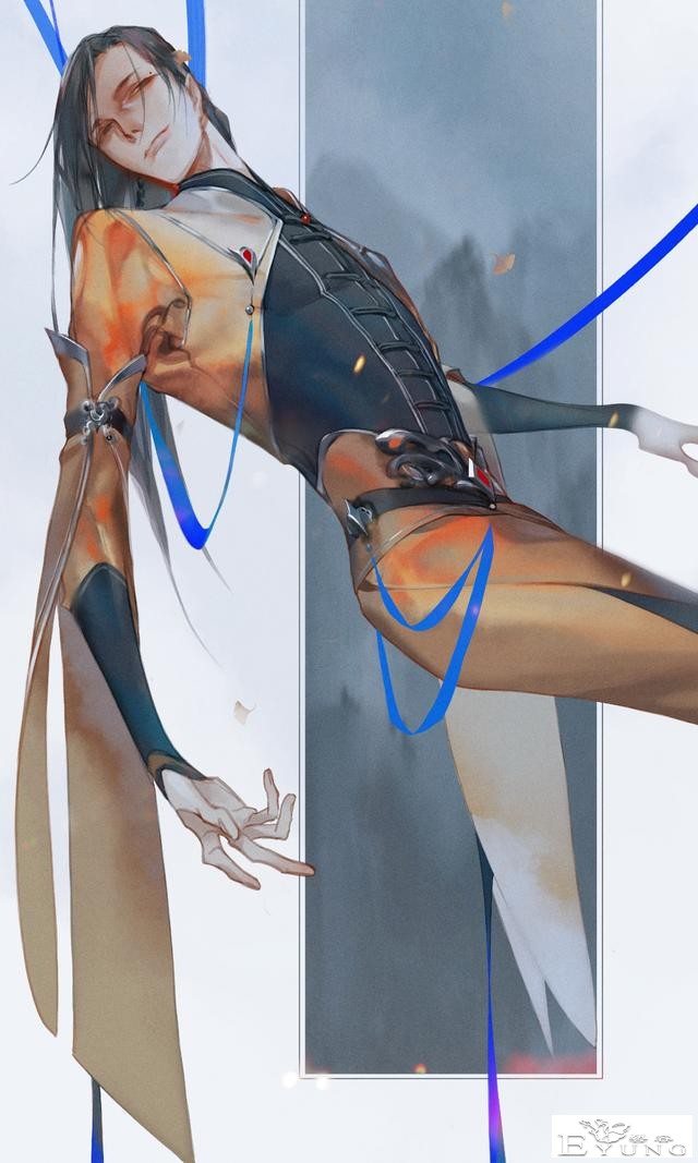 国人插画师绘制的人物超级美型的插画作品！充满古风韵味的作品！-13.jpg