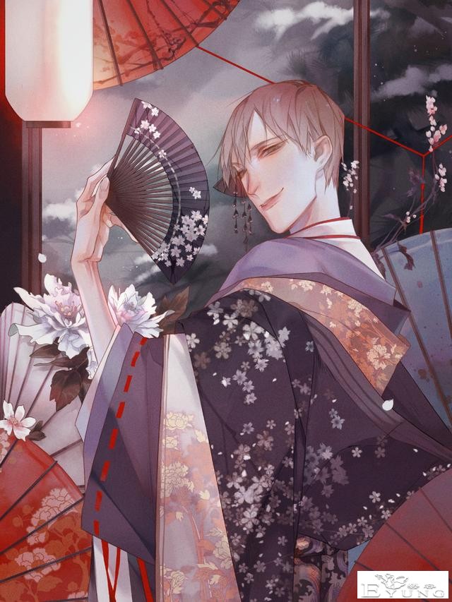 国人插画师绘制的人物超级美型的插画作品！充满古风韵味的作品！-17.jpg