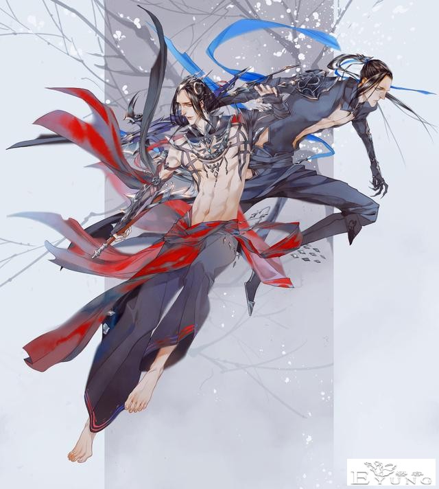 国人插画师绘制的人物超级美型的插画作品！充满古风韵味的作品！-19.jpg
