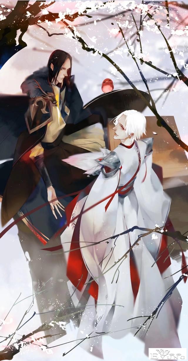 国人插画师绘制的人物超级美型的插画作品！充满古风韵味的作品！-21.jpg