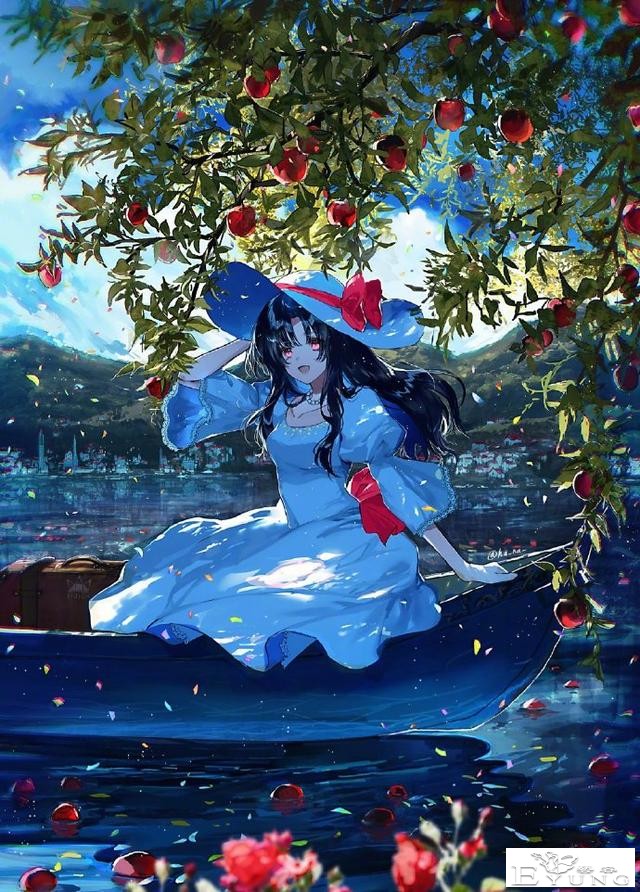 画师大佬喜欢画蓝色系的同人图，看完这些妹子感觉内心都平静了-3.jpg