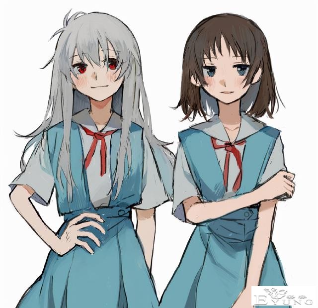 网友分享性别转换版EVA，明日香变黄毛帅哥，真嗣渚薰变美女-3.jpg