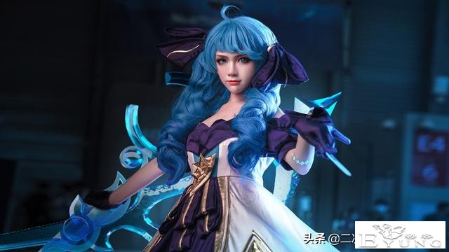 《英雄联盟》灵罗娃娃格温cos，精致美丽，魅力十足超有画面感-2.jpg