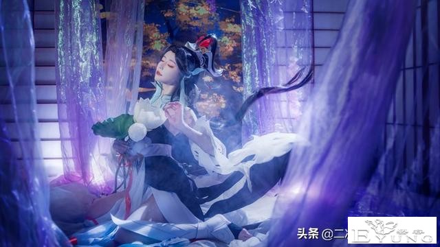 《王者荣耀》大乔白鹤梁神女cos，典雅韵致，灵动缥缈美如画-5.jpg