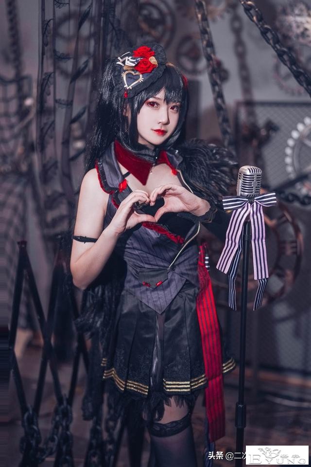 《碧蓝航线》大凤cos，优雅美丽，哥特风与机械风融合太美了-6.jpg