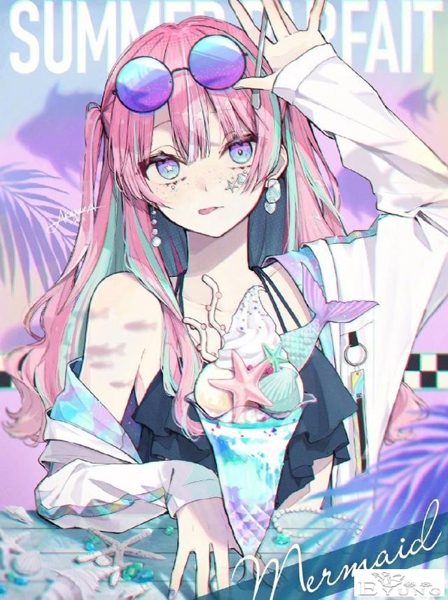 手拿甜品的少女们笑得好甜，看这样的动漫同人心都被治愈了-2.jpg