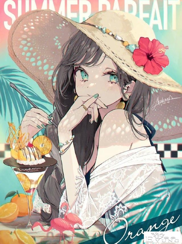 手拿甜品的少女们笑得好甜，看这样的动漫同人心都被治愈了-3.jpg