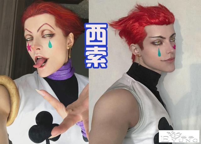 小姐姐的“最强”cosplay，宿摊、西索和吴尚宇全都完美驾驭-4.jpg