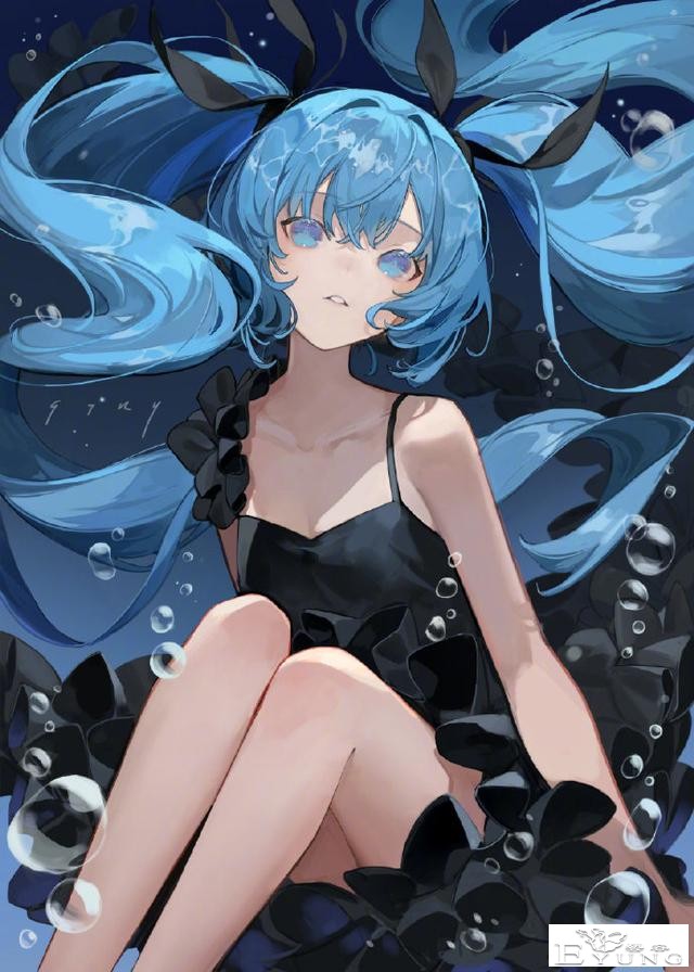 这位画师笔下的妹子眼神都好凌厉，特别是初音未来，这眼神爱了-2.jpg