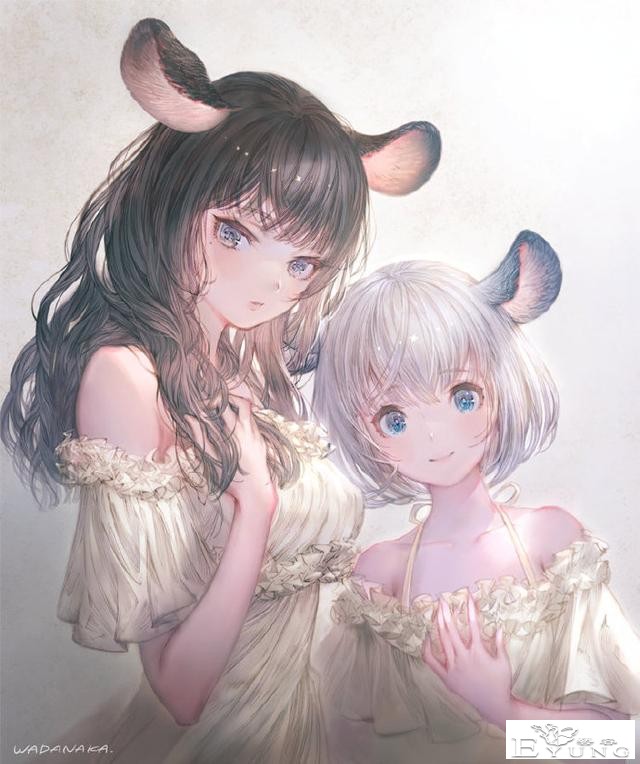 这位画师画的兽耳娘好特别啊，老鼠耳朵驴耳朵都有-1.jpg