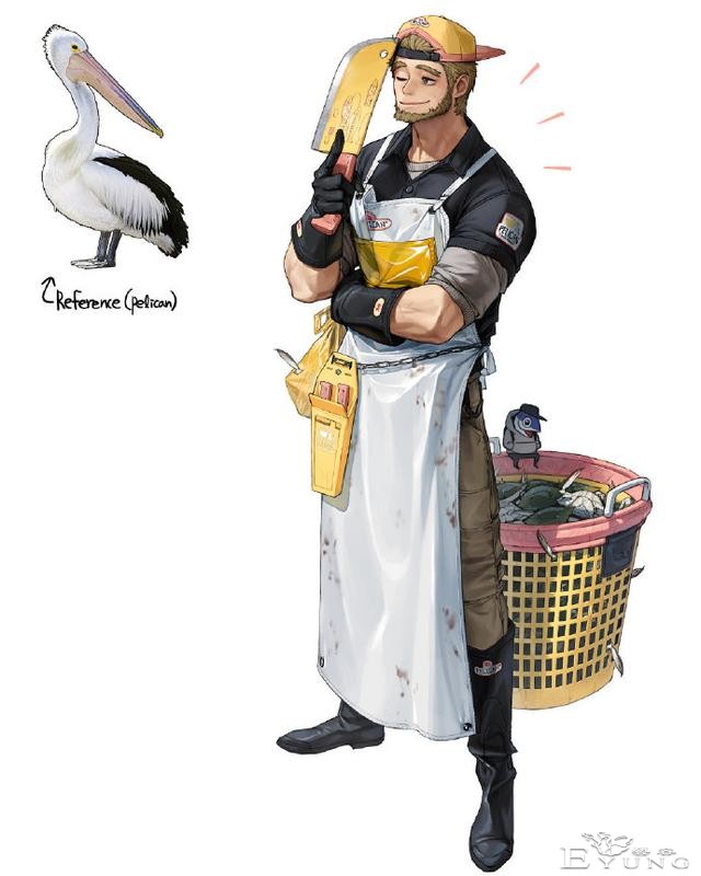 拟人画师又有新作，将各种鸟儿拟人化，虽然看不懂但超好看-3.jpg
