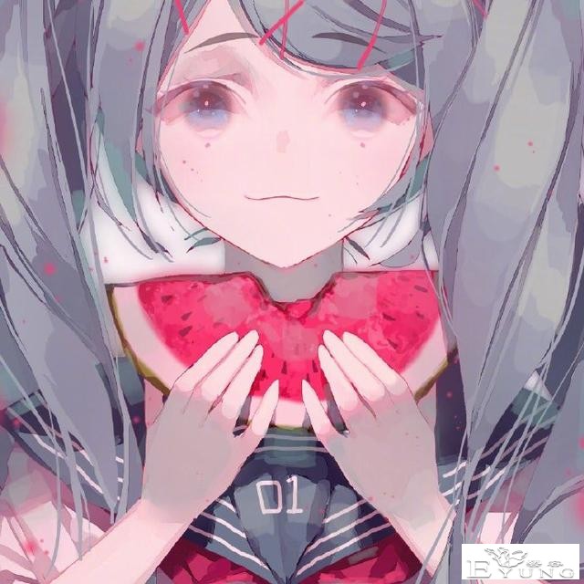 这位画师大佬的初音太适合当头像了，公主殿下表情既可爱又丰富-7.jpg