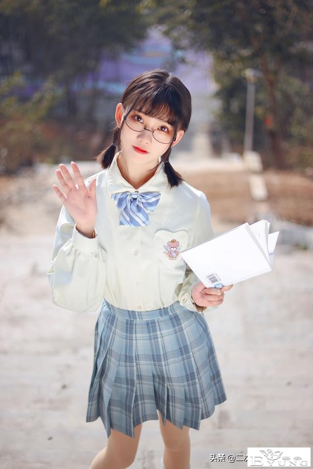 JK：好甜好干净的女孩子，清新自然清爽恬美-7.jpg