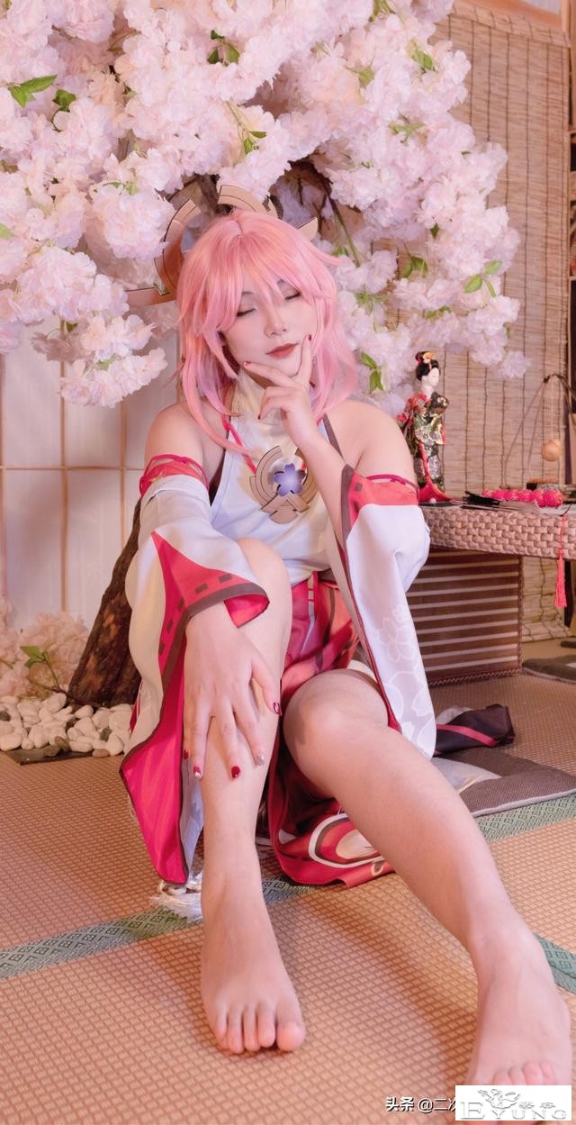 《原神》八重神子cos，眼睛温柔有感染力，还有可爱的颜值-6.jpg