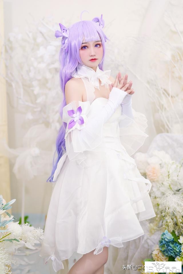 《碧蓝航线》独角兽打歌服cos，美丽可爱，温柔的眼神太美啦-7.jpg