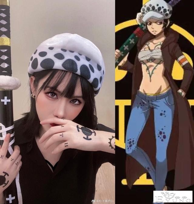 海贼王：美女cos五位男角色！画风突变，又美又妖艳-3.jpg
