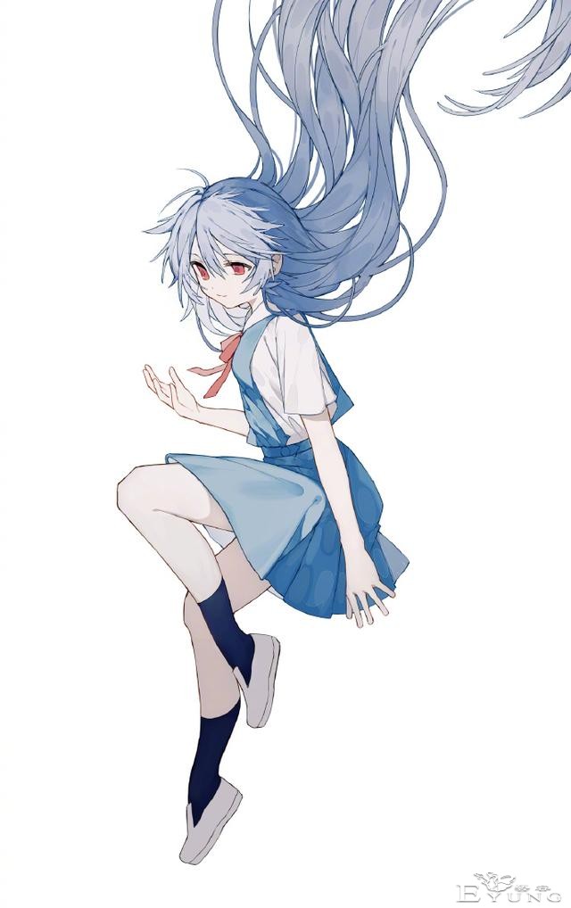 这位画师大佬笔下的初音未来发量太让人羡慕了，还画了长发凌波丽-9.jpg
