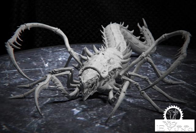 让人很有压迫感的一组3D怪物建模作品！想象力独特-19.jpg