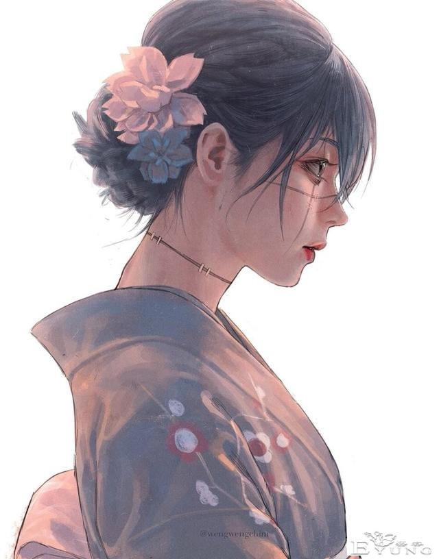 光影运用绝美的一组人物插画作品！作者们的绘画技术十分成熟-2.jpg