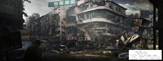 欣赏一组废墟系列场景插画作品！体会一下浓浓的末世风情-7.jpg