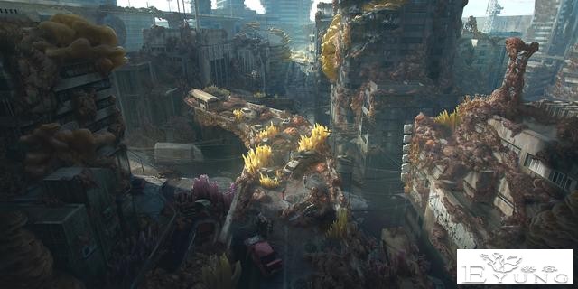 欣赏一组废墟系列场景插画作品！体会一下浓浓的末世风情-12.jpg